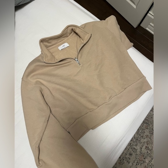 Cropped Quarter 1/4 Zip - Picture 1 of 5